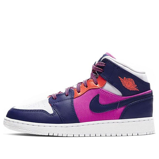 Air Jordan 1 Mid GS Fire Pink 555112-602