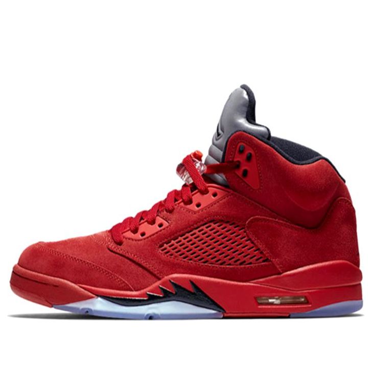 Air Jordan 5 Retro Flight Suit - Red Suede 136027-602