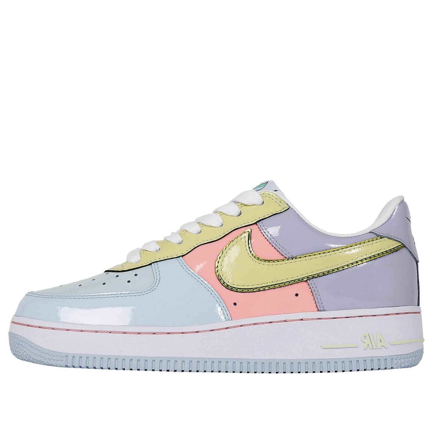 Nike Air Force 1 Low Retro 'Easter' Titanium/Lime Ice-Storm Pink 845053-500 KICKSOVER