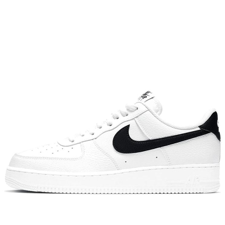 Nike Air Force 1 Low White and Black White Black Pebbled Leather CT2302-100 KICKSOVER