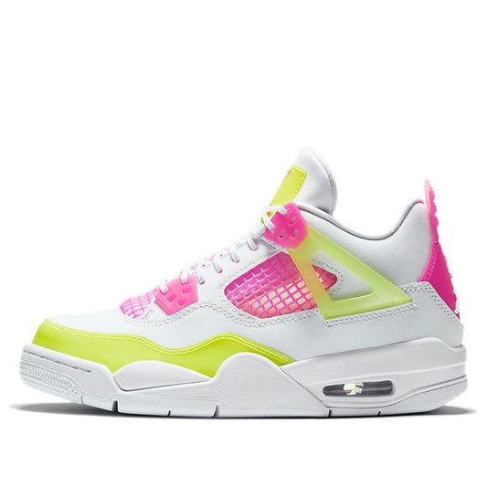 Air Jordan 4 Retro GS White Lemon Pink CV7808-100